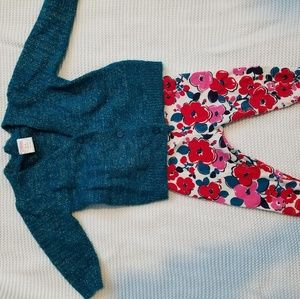 Gymboree sweater and pants set